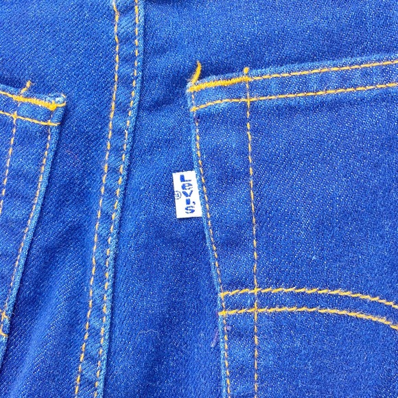 VTG Levis Jeans Womens 14 Dark Blue Denim Pants High Rise Stretch 80s 90s USA - Picture 7 of 10